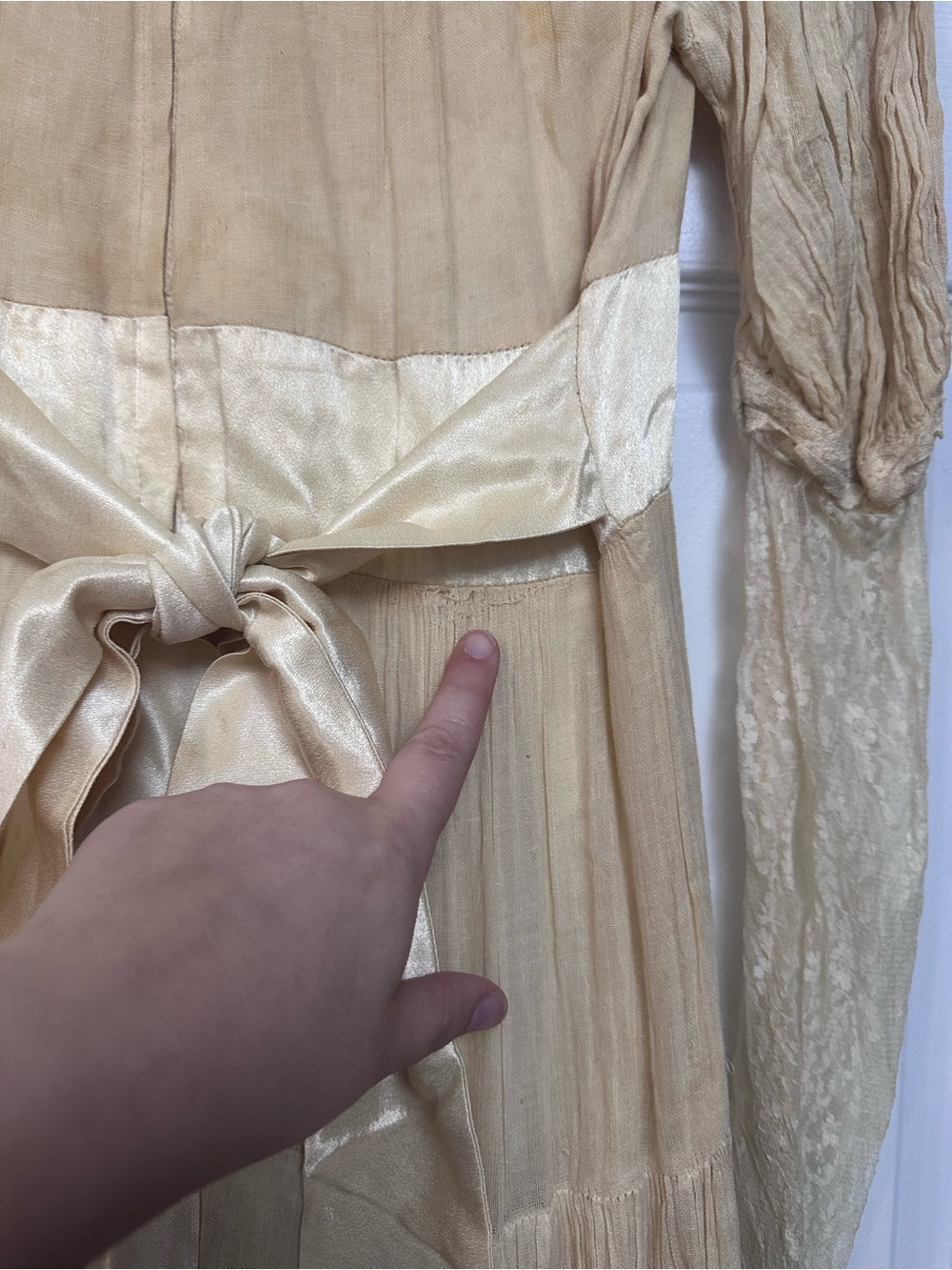 Vintage Gunne Sax Dress Lace Small - Picture 4 of 7